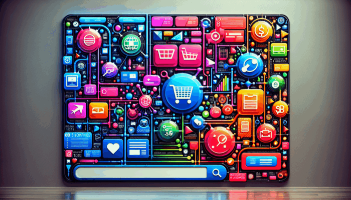 How to Create Google Shopping Ads: Colourful Google Shopping Ads featuring product images, titles, prices, and seller names on a search results page.