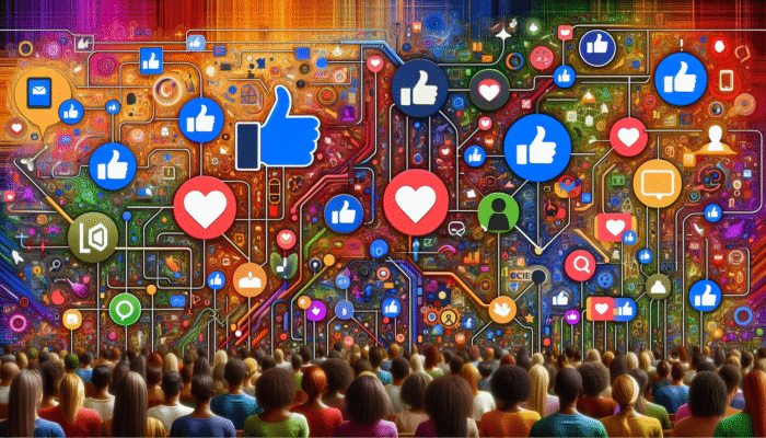 A digital collage of Reddit engagement strategies with upvoting, commenting, and posting among colourful user avatars and threads.
