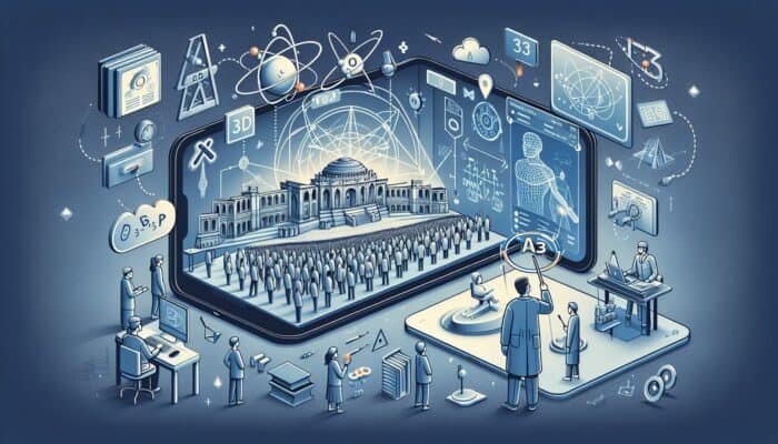 An AR tour of a historical site, student visualising physics, doctor practicing surgery in AR.