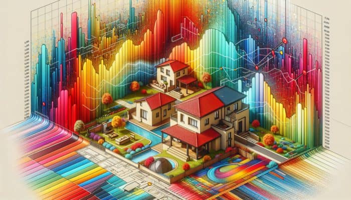 Comparative Analysis of Renting vs Buying Entry Level Property in Boksburg: A vibrant map illustrating entry-level home prices and economic factors influencing them.