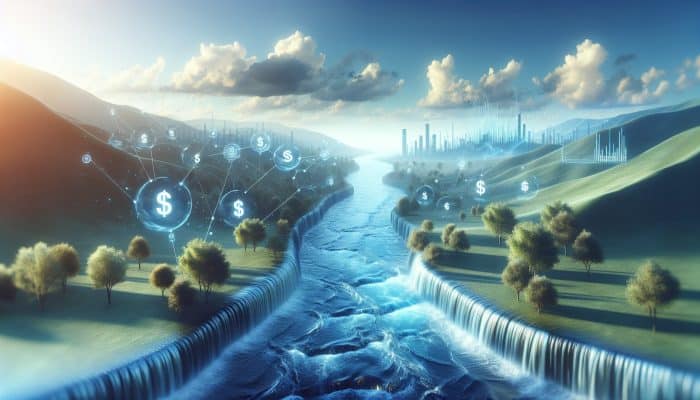 How to Stay Motivated with a Consolidation Loan: UK Strategies | DCL How to Stay Motivated with a Consolidation Loan: A serene landscape with a single stream merging smaller streams, symbolizing debt consolidation under a calming sky.