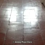 Deep Cleaning Quarry Tiles for Years of Built-Up Grime