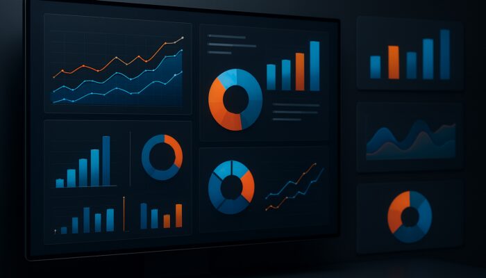 Dynamic SEO dashboard featuring real-time metrics, customisable charts for multiple campaigns, and automated visual reports.