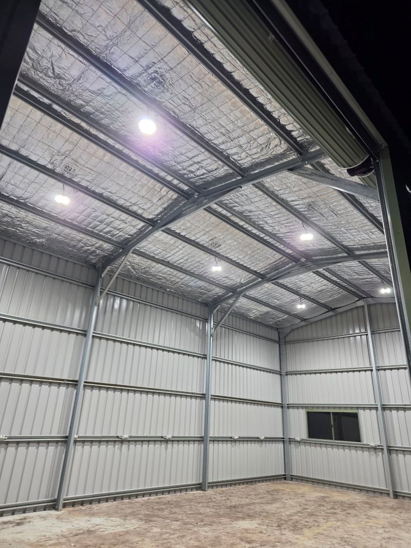new shed lighting