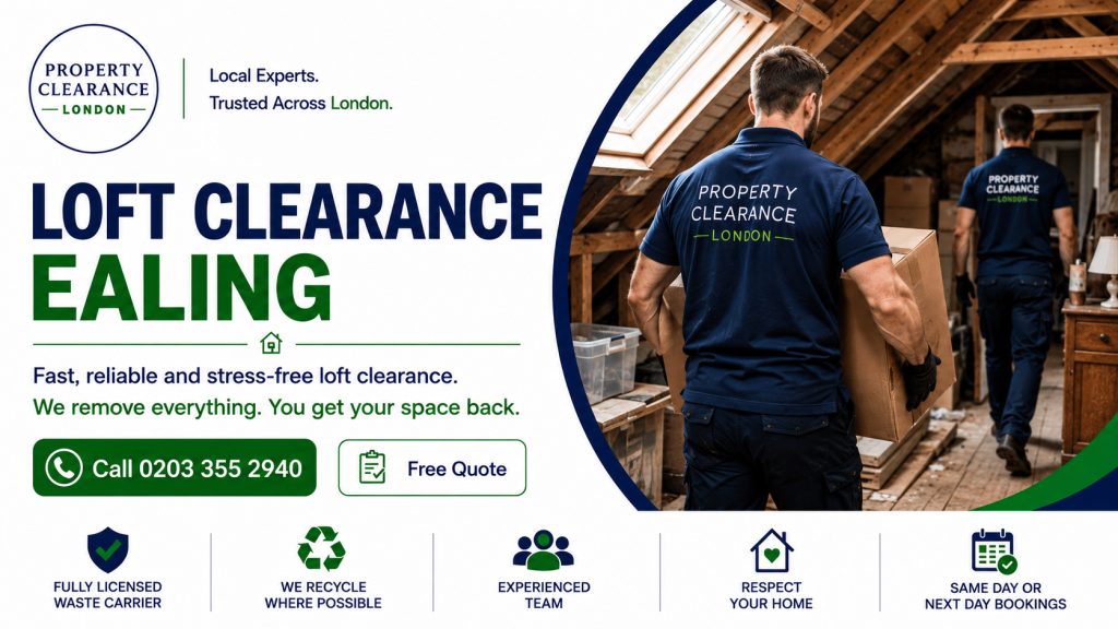 Loft Clearance Services in Ealing: Expert Solutions Available