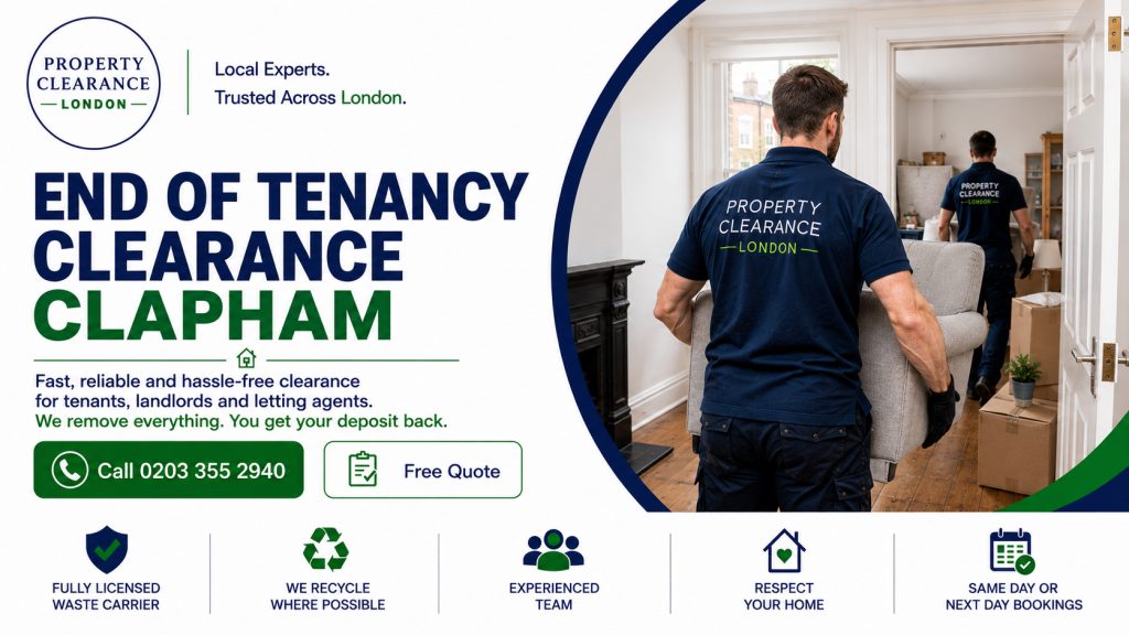 End of Tenancy Clearance Services in Clapham: Fast Solutions