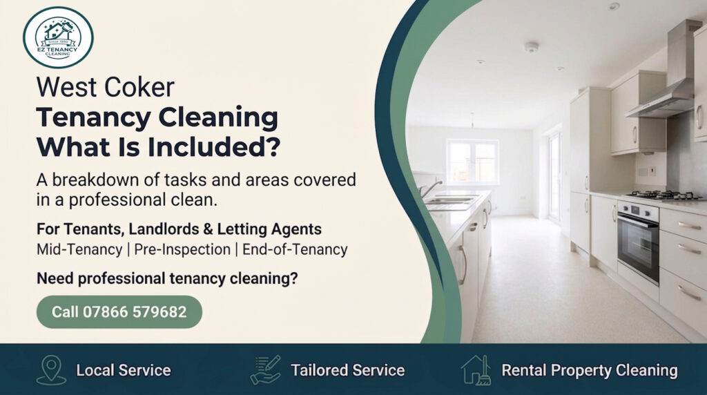 Tenancy Cleaning in West Coker: An Overview of Inclusions